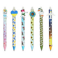 Ручка гелева пиши-стирай ZiBi Patriot 0,5мм синя (36)