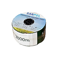 Капельная лента эмиттерная SANPOL 6 mil 2000м (20 см)