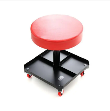 Стілець для автосервісу підкатний 136 кг Kraft&Dele KD376 Табурет на колесах для майстерні, фото 1