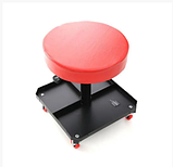 Стілець для автосервісу підкатний 136 кг Kraft&Dele KD376 Табурет на колесах для майстерні, фото 3