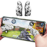 Напальчники MEMO FS02 для ігор телефона смартфона pubg mobile call of duty standoff 2 геймерські ігрові