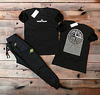 SDF Чоловіча футболка і штани Stone Island Premium ЯКІСТЬ мужская штаны / стонік стоун айленд Чоловича футболка поло майка