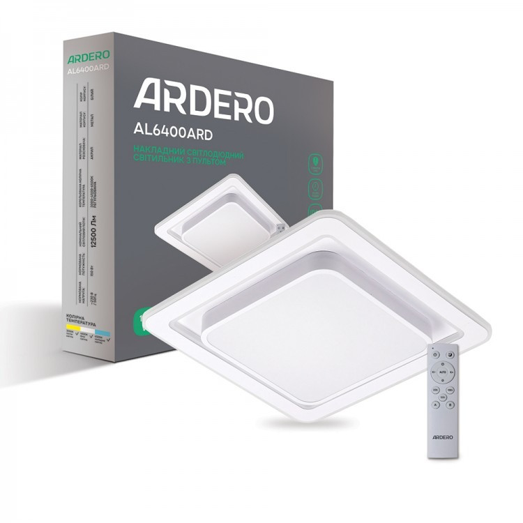 Світлодіодний світильник Ardero PEARL S AL6400ARD 80W 6420Lm 3000-6500К (80242) 8093