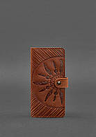 Кожаный женский кошелек BlankNote Инди светло-коричневый FORM