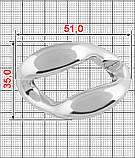 Фурнітура ланцюг ланка ланцюга Ланцюжок (Бронза 35), фото 2