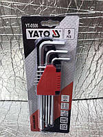 Набір шестигранних ключів 9шт YATO YT-0506