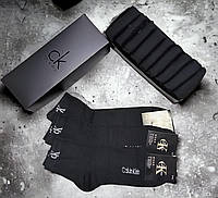 LI Шкарпетки Носки мужские Кельвин Кляйн - 12 пар в коробке томми хилфигер / чоловічі шкарпетки носки