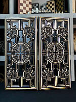 Нарды деревянные "Лабиринт": отличный подарок для любителей классических игр, 50×23см, арт.193023