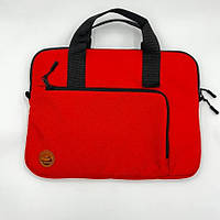 Сумка-портфель для ноутбука Usvit Красная 15" кордура подкладка флис Сумка для ноутбука и документов
