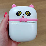 Mini printer дитячий портативний міні принтер для наклейок на блютузі ручний який підключається до телефону, фото 7
