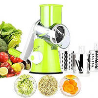 Овощерезка многофункциональная терка с насадками Tabletop Drum Grater 806 Green mr