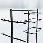 Основа стійка TETRAGON 1500х1350х350мм. Торгова стійка вітрина для білизни з ДСП, фото 2