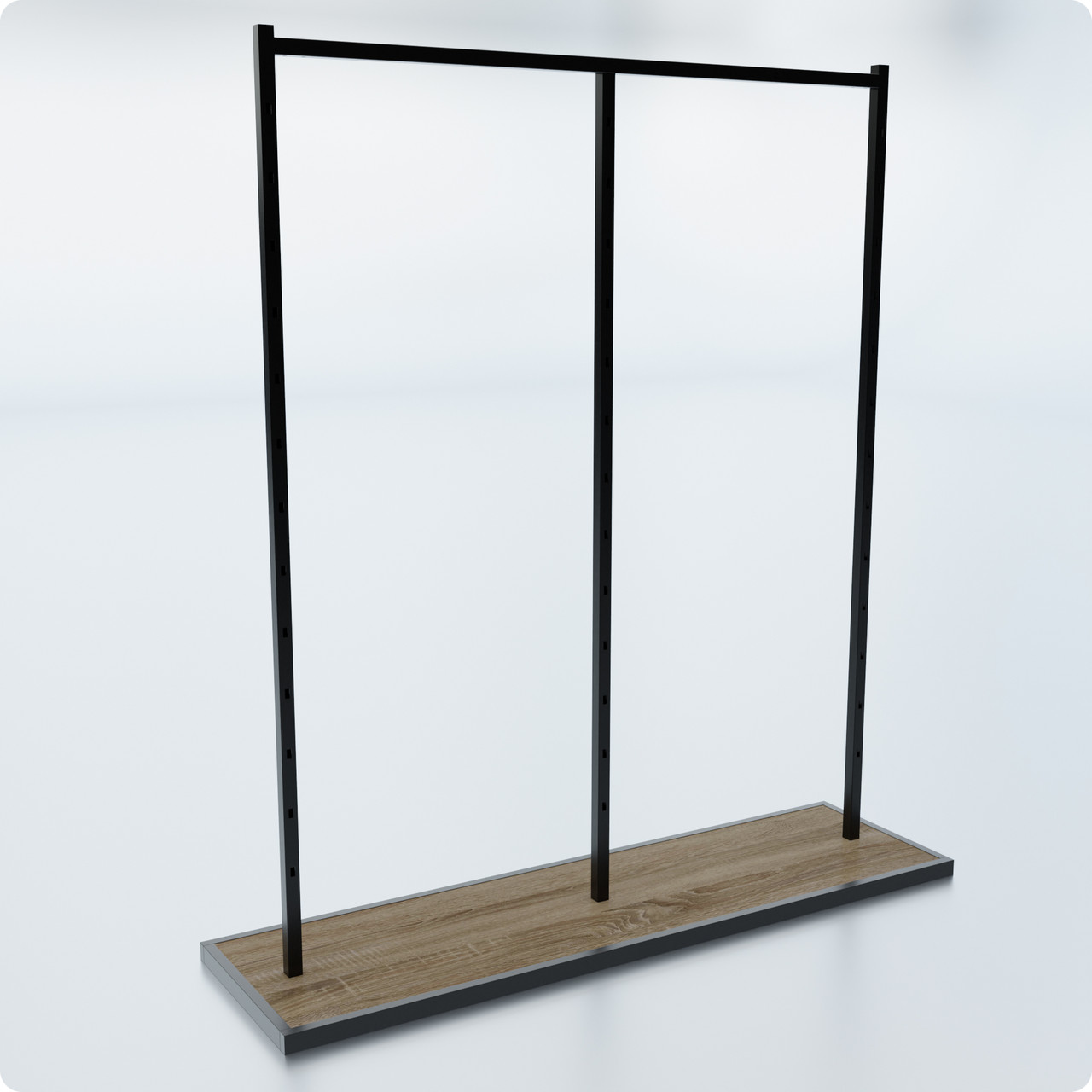 Основа стійка TETRAGON 1500х1350х350мм. Торгова стійка вітрина для білизни з ДСП, фото 1