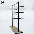 Основа стійка TETRAGON 1500х1350х350мм. Торгова стійка вітрина для білизни з ДСП, фото 6