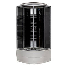 Душовий бокс 95 BF JK Black Line 90х90х217 високий піддон, фото 3