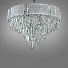 Сучасна кришталева люстра на 11 ламп Е14 колір каркасу хром D-438-600CH, фото 4