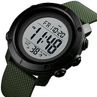 Часы наручные мужские Skmei 1434AGWT Army Green-White Abs Ring часы ударопрочные тактические водонепроницаемые