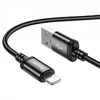 Кабель для телефона USB to Lightning Apple iPhone HOCO X89 100см 2,4A Черный mr