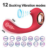 Кліторальний вакуумний вібростимулятор Dolphine Licker Vibe зелений — Вібратори, фото 4