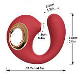 Кліторальний вакуумний вібростимулятор Dolphine Licker Vibe зелений — Вібратори, фото 6