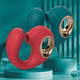 Кліторальний вакуумний вібростимулятор Dolphine Licker Vibe зелений — Вібратори, фото 3