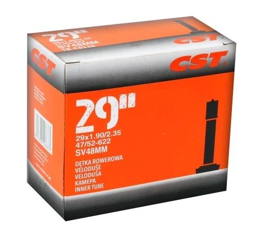 Велокамера 29x1.90/2.35 (47/52х622) AV 48мм CST TB-CS110