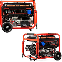 Бензиновый однофозанный генератор 7 кВт Magnetta GFE9000 однофазный генератор для дома с ручным запуском
