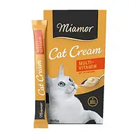 Лакомство для кошек Miamor Cat Snack Multi-Vitamin Cream 6 стиков по 15 грам