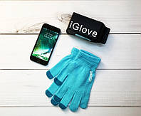 Перчатки iGlove blue