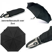 Автомобильный зонт Zest 3 сложения черный