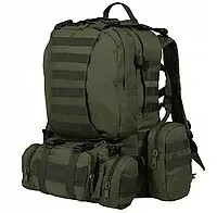 LI Тактичний рюкзак з підсумками MIL-TEC 36L olive