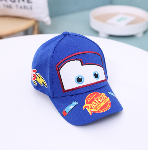 Дитяча кепка для хлопчика Тачки р.50-54 синя