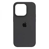 Чехол силиконовый для Айфон 14 Pro / Silicone Full Case для iPhone 14 Pro (Серый / Dark grey)