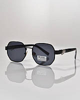 Стильные солнцезащитные очки черные мужские , стильные модные очки солнцезащитные унисекс