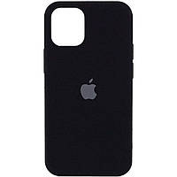 Чехол силиконовый для Айфон 14 Pro / Silicone Full Case для iPhone 14 Pro (Черный / Black)