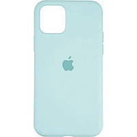 Чехол силиконовый для Айфон 14 Pro / Silicone Full Case для iPhone 14 Pro (Голубой / Sea blue)