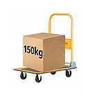 Платформенний 4-х колісний візок 150 кг Kraft&Dele Чотириколісний візок, фото 2