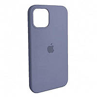 Чехол силиконовый для Айфон 14 Pro / Silicone Full Case для iPhone 14 Pro (Лавандово-сервый / Lavender grey)