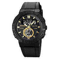 LI Часы наручные мужские SKMEI 1881GDBK, фирменные спортивные часы, оригинальные мужские часы брендовые