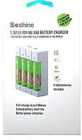 Зарядний пристрій для Li-ion акумуляторів USB Soshine Chocolate-1.5 V AA/AAA