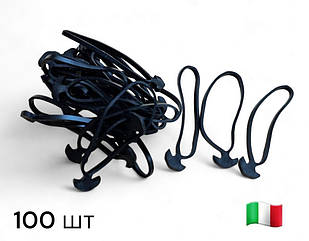 Кріплення якірне, гумовий фіксатор-петля 10 см, 100 шт, 250г (14GAVIFI10-250)