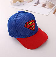 Детская кепка для мальчика Супермена р.50-54 синяя