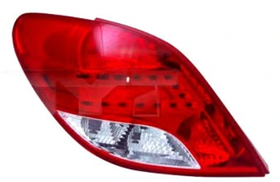 Ліхтар лівий Peugeot 207 06-12 3/5 DOOR HB (PY21W/P21W/P21W/R10W/LED) TYC