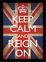 Постер у рамі Keep Calm and Reign On 30 х 40 см LIKE