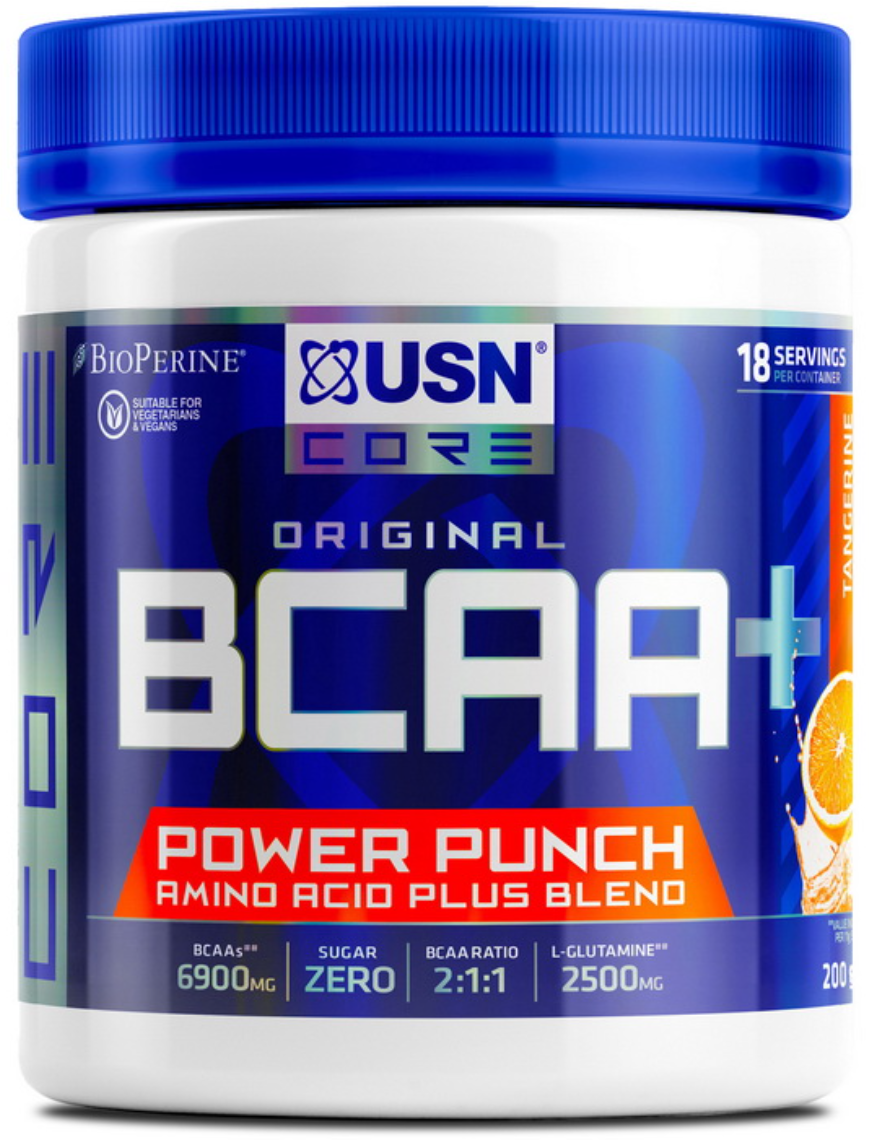 Амінокислоти ВСАА USN BCAA Power Punch 200г мандарин