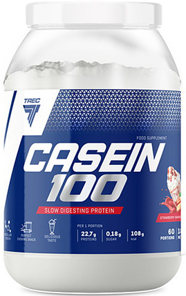 Міцелярний казеїн TREC nutrition Casein 100 600г chocolate, фото 1