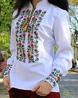 Заготовка сорочка жіноча домотканна біла 051-СЖ 3987