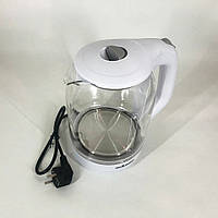GHJ Хороший электрический чайник SeaBreeze SB-015 | Чайник дисковый | Электрочайник PJ-676 с подсветкой