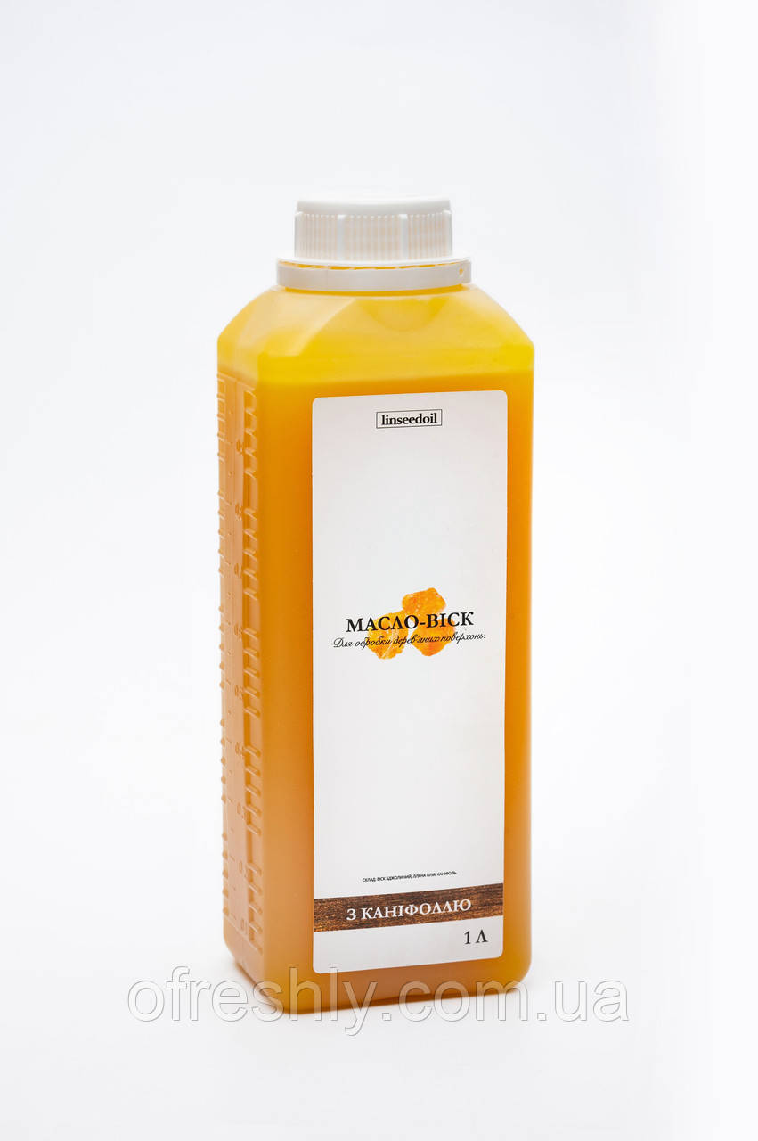 Лляна олія з воском та каніфоллю, 1 л (масло-віск) для дерева Linseedoil, фото 1