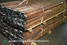 Дошка обрізна американський горіх, 54 мм, ґатунок екстра